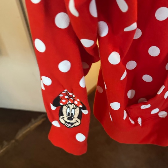 Disney Red Polka Dot Minnie Mouse Hoodie - Picture 4 of 4